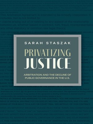 cover image of Privatizing Justice